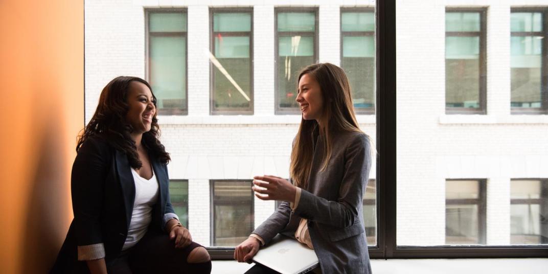 women talking