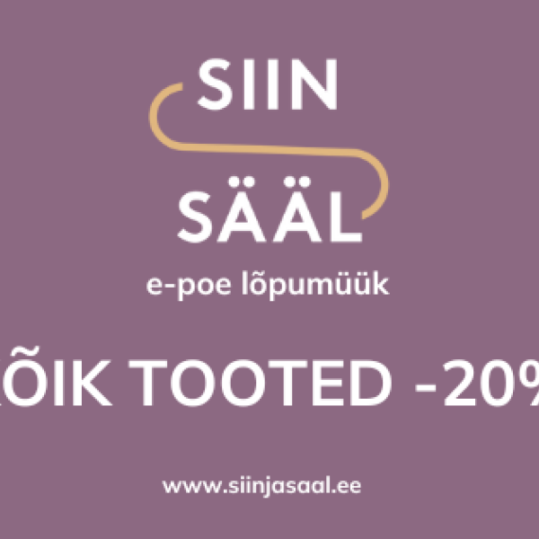 Siin&Sääl lõpumüük 20%